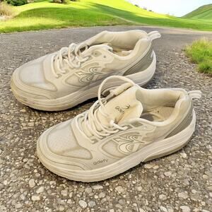 Gdefy Womens Size 11 Gravity Defyer Versoshock White Lace Up Shoes TB9022FWS-M